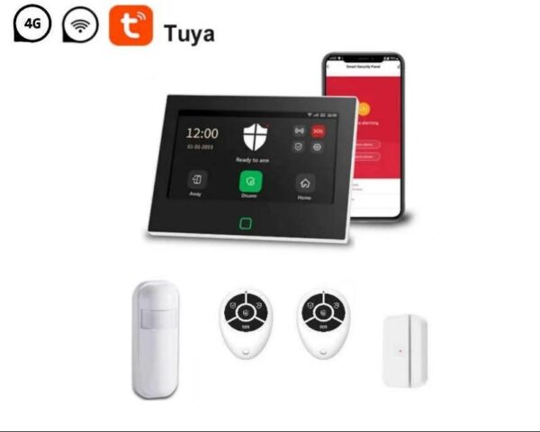 Podstawowy Zestaw Alarmowy Tuya Smart Wi-Fi GSM P70-4G