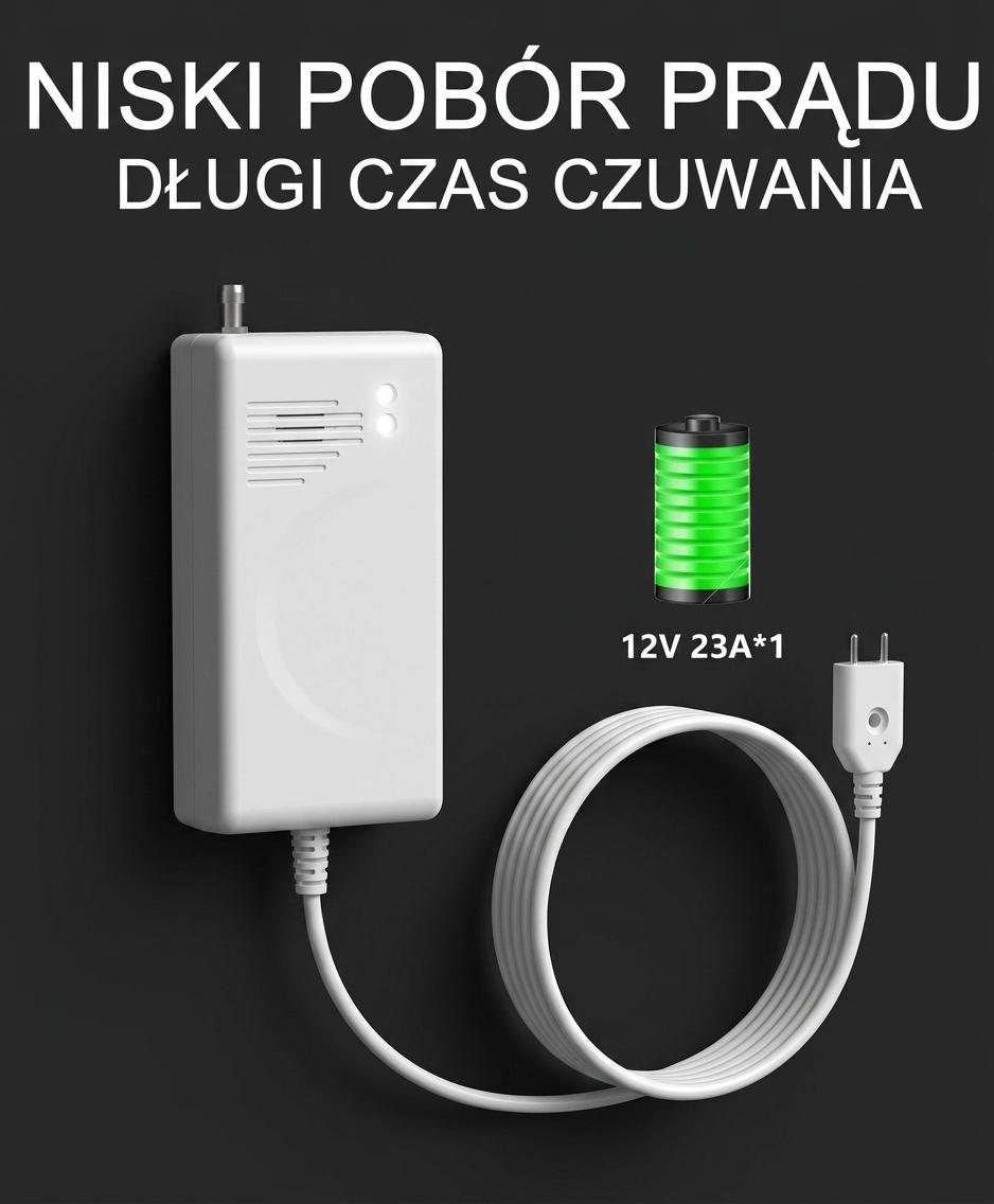 Czujnik zalania 433 MHz, detektor wody - obrazek 3