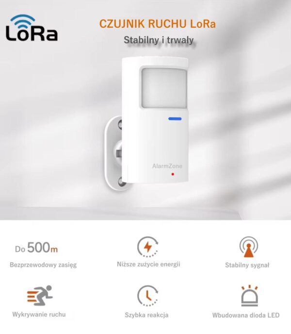 Czujnik ruchu PR200 LoRa, detektor ruchu LoRa - obrazek 6