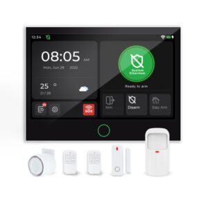 Nowoczesny Zestaw Alarmowy Tuya Smart Wi-Fi GSM AlarmZone G74-4G