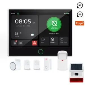 Bezprzewodowy Zestaw Alarmowy Tuya Smart Wi-Fi GSM AlarmZone G74 4G