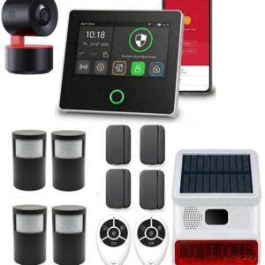 Zestaw alarmowy z centralą P50 4G 4P4KS+ kamera SCO12-P04