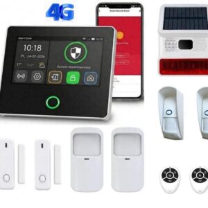 Zestaw alarmowy Tuya Smart z centralą P50 4G czujniki zewnętrzne
