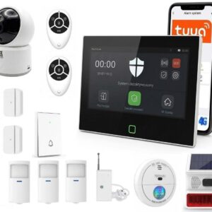 Zestaw alarmowy Tuya Smart P70 4G + kamera PT22